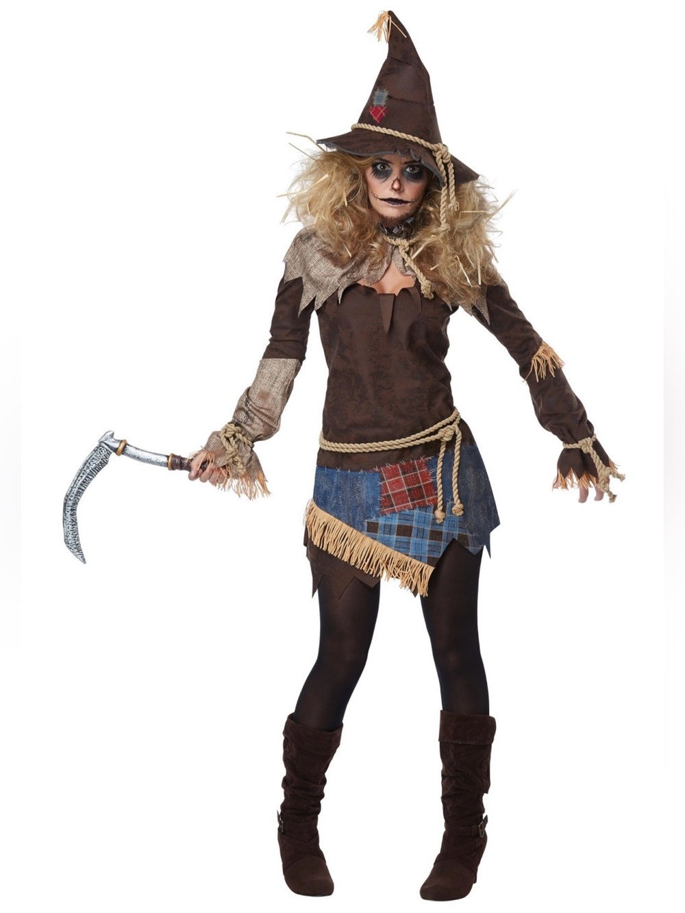 ⭐️Spirit Halloween Creepy Scarecrow Female Costume⭐️